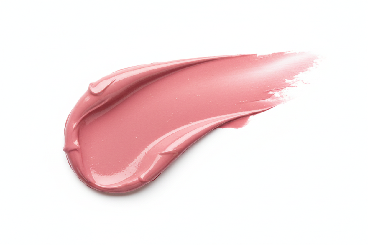 Girl Next Door Pink Lipstick Smear - White Background